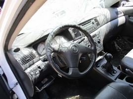 2007 TOYOTA COROLLA S WHITE 4DR 1.8L MT Z15989